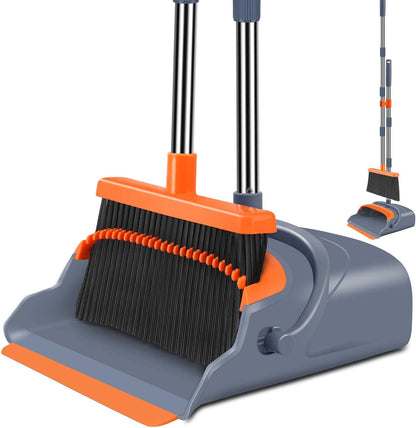 Sweeping Broom and Dustpan Set