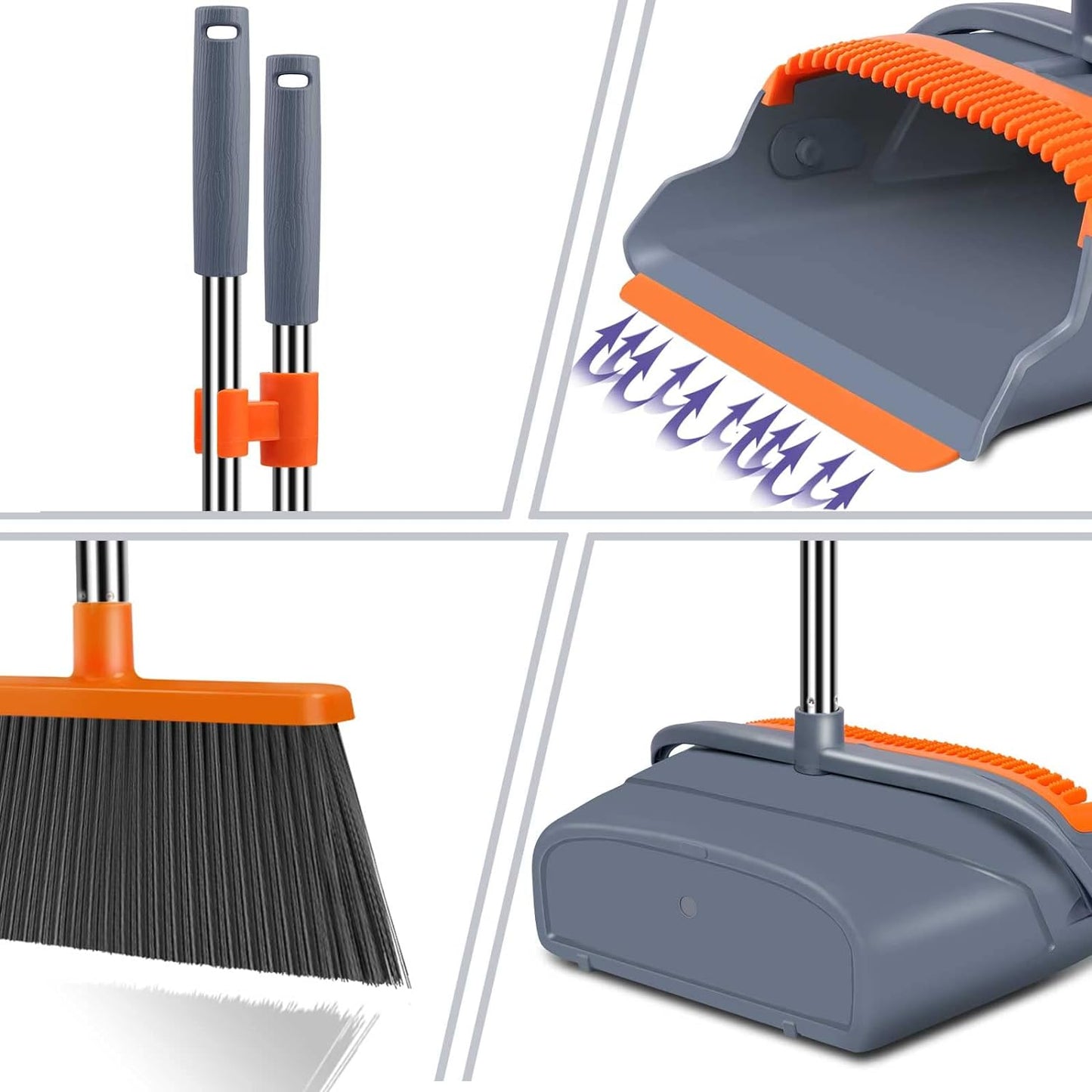 Sweeping Broom and Dustpan Set