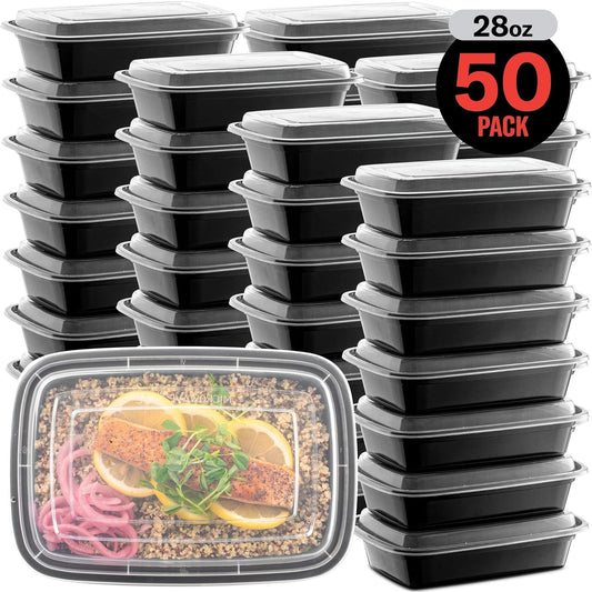 Food Storage Containers (50-Pack)