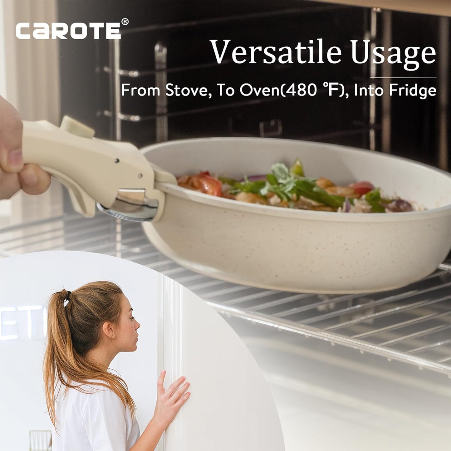 CAROTE™ (11pcs) Pots & Pans Set