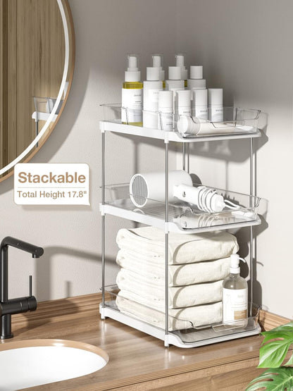 Bathroom Under Sink Organizers - (Pack of 2)